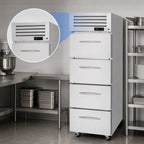 Thumbnail image #4 for Turbo Air PRO PRO-26R-D4-N One-Section Reach-In Refrigerator, 4 Drawers, 25.41 Cu. Ft., Top-Mounted Self-Contained Refrigeration