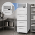 Thumbnail image #4 for Turbo Air PRO Series One-Section Reach-In Refrigerator with 4 Drawers, 25.41 Cu. Ft., Top-Mounted Self-Contained Refrigeration