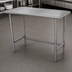 Thumbnail image #4 for Advance Tabco Premium Series Flat Top Open Base Work Table, 84-Inch W x 36-Inch D, 14 Gauge 304 Stainless Steel Top, Galvanized Legs