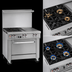 Thumbnail image #4 for Southbend Ultimate 36-Inch Gas Restaurant Range with 2 Open Burners, 24-Inch Thermostatic Griddle, and Standard Oven