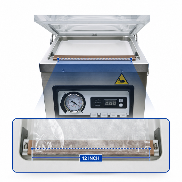 Product image #5 for ATMOVAC Diablo Countertop Single-Chamber Vacuum Packaging Machine with 12-Inch Seal Bar