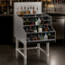 Thumbnail image #4 for Eagle Group Spec-Bar 18-Inch Wide Double Speed Rail Underbar Liquor Bottle Display, 4-Step