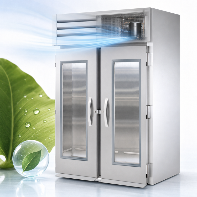 Product image #4 for True SPEC SERIES 2-Section Roll-In Glass Swing Door Refrigerator