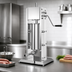 Thumbnail image #4 for Omcan USA 11 lb Manual Vertical Stainless Steel Sausage Stuffer with Gear Drive