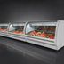 Thumbnail image #4 for Howard-McCray 40E Series 51-1/2-Inch Remote Curved Glass Red Meat Service Case with LED Lighting, White