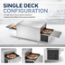 Thumbnail image #4 for Vollrath PO4-22014R-L 68-Inch Countertop Single Deck Electric Conveyor Pizza Oven