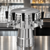Thumbnail image #4 for Glastender 4-Faucet Countertop Mushroom Draft Dispensing Tower, Mirror Finish, Air-Cooled