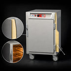 Thumbnail image #4 for Metro C5 C565L-SFS-UPFC Half-Height Mobile Pass-Thru Heated Holding Cabinet, Insulated, Solid/Glass Doors, 8 Sheet Pan or 16 Hotel Pan Capacity