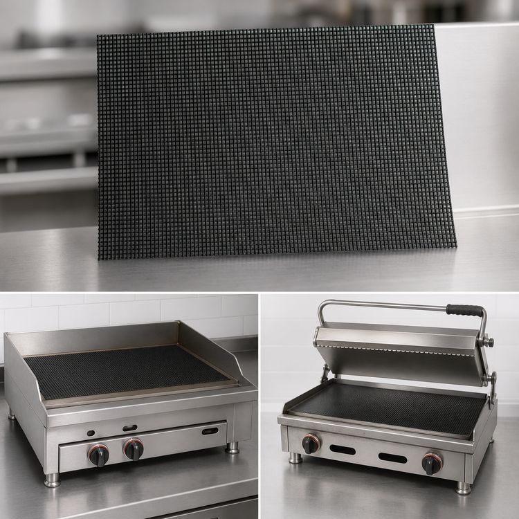 Product image #4 for Disco GS20/25 5-1/2" x 4" Heat-Resistant Griddle Screen, Case of 500