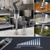Thumbnail image #4 for Robot Coupe Mini Power Mixer Combi Immersion Blender with 10-Inch Shaft, 7-Inch Whisk, 15-Liter Capacity