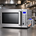 Thumbnail image #4 for Summit Commercial SCM1000SS 1000-Watt Countertop Microwave Oven, 0.9 Cu. Ft., Stainless Steel