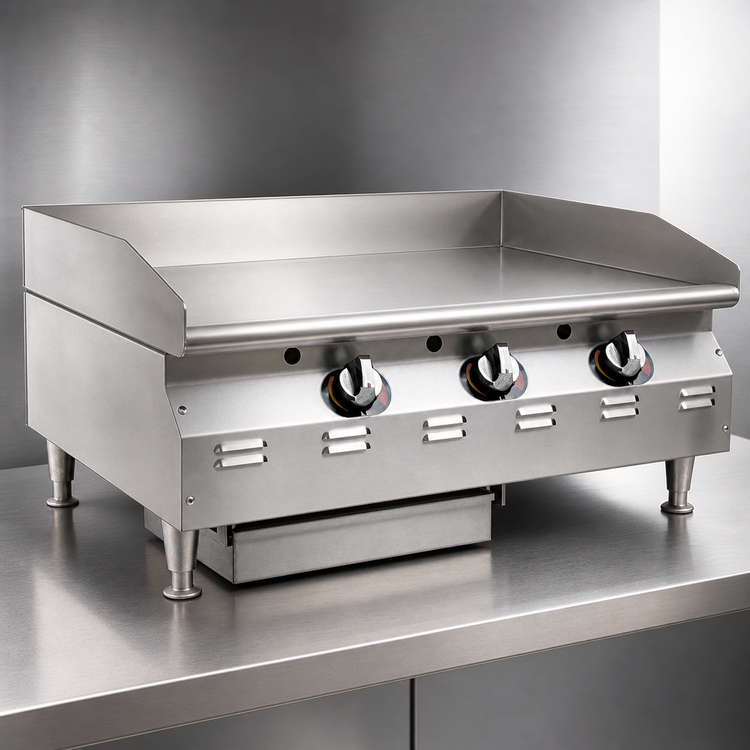Product image #4 for RedHots Chef's Line Extra-Deep 36-Inch Countertop Natural Gas Griddle