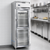 Thumbnail image #4 for Continental Refrigerator D1FSNGDHD One-Section Shallow Depth Reach-In Freezer with Half-Height Glass Doors