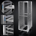Thumbnail image #4 for Metro RF78N Pass-Thru Roll-In Refrigerator Adjustable Slide Aluminum Pan Rack