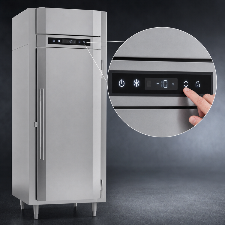 Product image #4 for Victory UltraSpec Extra Wide Solid Door Reach-In Freezer, One Section, 24.08 Cu. Ft.