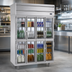 Thumbnail image #4 for Beverage-Air P Series 48.66 Cu. Ft. Two-Section Pass-Thru Freezer with 8 Half-Glass Doors