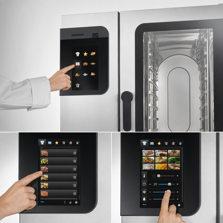 Product image #4 for Convotherm C4eT 10.10 ES-N Maxx Pro Electric Boilerless Combi Oven/Steamer with easyTouch Control