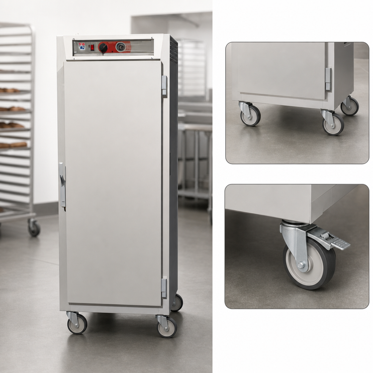 Product image #4 for Metro C5 6 Series Full-Height Mobile Heated Holding Cabinet with Solid Doors