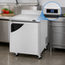 Thumbnail image #4 for Turbo Air Super Deluxe 27.5-Inch Wide One-Section Stainless Steel Worktop Refrigerator with Self-Cleaning Condenser, 6.8 Cu. Ft.