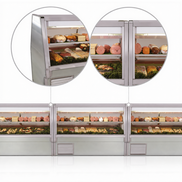 Product image #4 for Howard-McCray 34E Series 52-1/2 Inch Wide Self-Contained Deli Meat & Cheese Service Case with LED Lighting