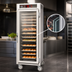 Thumbnail image #4 for Metro C5 6 Series Mobile Full-Height Pass-Thru Heated Holding Cabinet with Double-Pane Glass Doors and Universal Slides