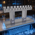 Thumbnail image #4 for Glastender Tee Draft Dispensing Tower, Countertop, 10-Faucet, Glycol-Cooled, Stainless Steel