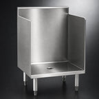 Thumbnail image #4 for Eagle Group 1800 Series GR12-18 12-Inch Open Top Underbar Glass Rack Storage Unit, 304 Stainless Steel, Open Front Base, 3-1/2-Inch Backsplash