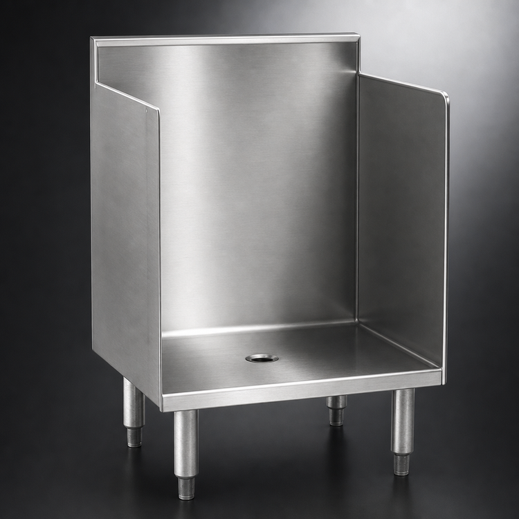 Product image #4 for Eagle Group 1800 Series 12-Inch Open Top Underbar Glass Rack Storage Unit