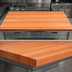 Thumbnail image #4 for Boos Block American Cherry Edge Grain Kitchen Countertop, 72 x 27 x 3 Inches, Penetrating Oil Finish