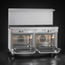 Thumbnail image #4 for Southbend Ultimate 60-Inch Gas Restaurant Range with 9 Open Burners and (2) Convection Ovens