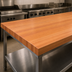Thumbnail image #4 for Boos Block American Cherry Full-Length Rail Edge Grain Kitchen Countertop, Varnique Finish, 108 x 36 x 3 Inches