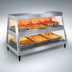 Thumbnail image #4 for Hatco Glo-Ray® Electric Countertop Heated Display Case, 3-Pan Dual Shelf, See-Thru, Rear Sliding Doors