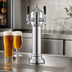 Thumbnail image #4 for Perlick Napoli Tower Air-Cooled Direct Draw Beer Dispensing Kit, 2 Faucets, Polished Chrome, Field Installation Kit