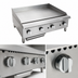 Thumbnail image #4 for Comstock-Castle 48-Inch Countertop Gas Griddle with Chrome-Plated Plate and Thermostat Controls