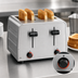 Thumbnail image #5 for Waring Commercial Heavy-Duty 4-Slice Pop-Up Toaster with 4 Standard 1-1/8-Inch Slots, 208V