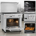 Thumbnail image #4 for Southbend (Middleby) Ultimate 4365A 36-Inch Commercial Gas Range with 5 Open Burners, Convection Oven and Flue Riser Shelf
