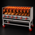 Thumbnail image #4 for American Range 60-Inch Countertop Gas Horizontal Chicken Broiler Charbroiler, 5-Burner