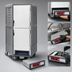Thumbnail image #4 for Metro C5 3 Series Full-Height Heated Holding Cabinet with Gray Insulation Armour and Dutch Insulated Aluminum Doors