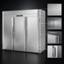 Thumbnail image #4 for Victory UltraSpec™ FISA-3D-S1-HC Three-Section Roll-In Freezer