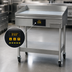 Thumbnail image #4 for AccuTemp AccuSteam Electric Commercial Griddle with Stand and Casters, 24 x 30-Inch Cooking Surface, 480V, 3-Phase