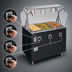 Thumbnail image #4 for Vollrath 2-Series Affordable Portable Deluxe 4-Well Mobile Hot Food Station with Breath Guard and Enclosed Base