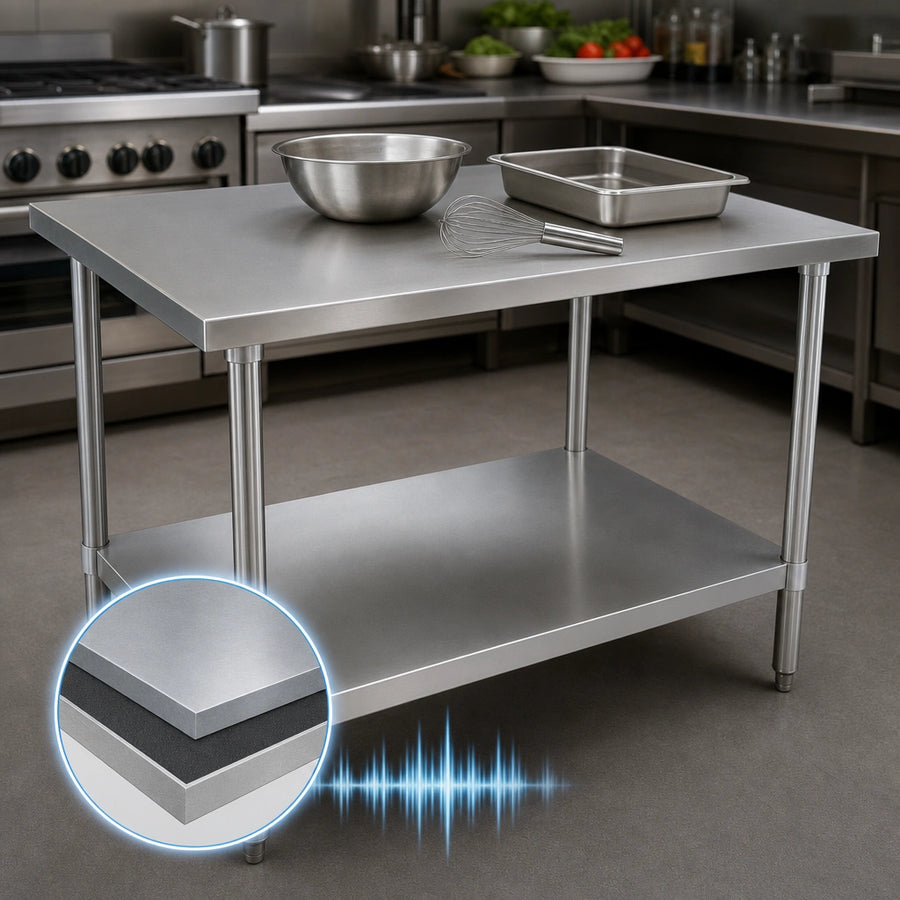 Sound-Deadened Work Surface