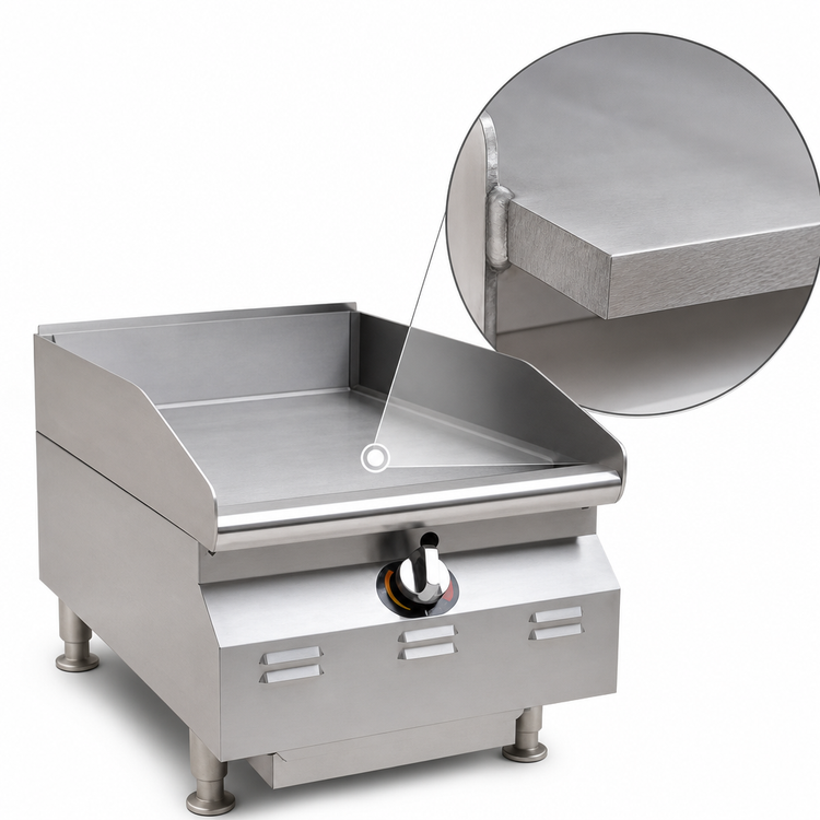 Product image #4 for RedHots Chef's Line Extra-Deep 15-Inch Countertop Natural Gas Griddle with Manual Controls