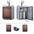 Thumbnail image #5 for Summit Commercial 24-Inch Panel-Ready Dual Tap Beer Kegerator, Stainless Steel