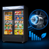 Thumbnail image #4 for Everest Refrigeration EMGF48B Reach-In Glass Door Merchandiser Freezer, 2-Section, 48 Cu. Ft.