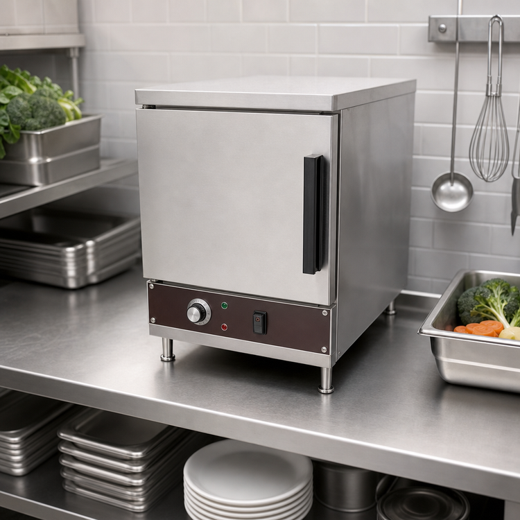 Product image #4 for Southbend Steam R18A-4 Electric Countertop Convection Steamer, 1 Compartment, 4-Pan Capacity