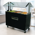 Thumbnail image #4 for Advance Tabco Triumph Supreme Portable Electric Hot Food Buffet Table with 3 Stainless Steel Wells and Double-Sided Sneeze Guard