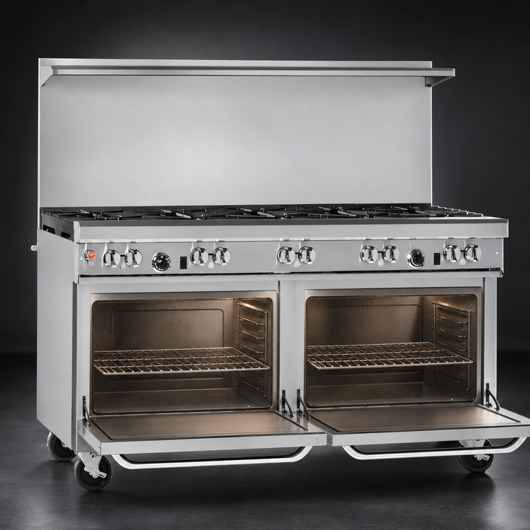 Product image #4 for Southbend Ultimate 60-Inch Gas Restaurant Range with 8 Open Burners and 2 Standard Ovens