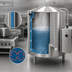 Thumbnail image #4 for Legion HEC-60 High Output 60-Gallon Electric 2/3-Jacketed Self-Contained Steam Kettle
