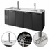 Thumbnail image #4 for True 92-Inch Four-Section Reach-In Single-Zone Refrigerated Draft Bar Cooler with Stainless Steel Top and 2 Draft Columns